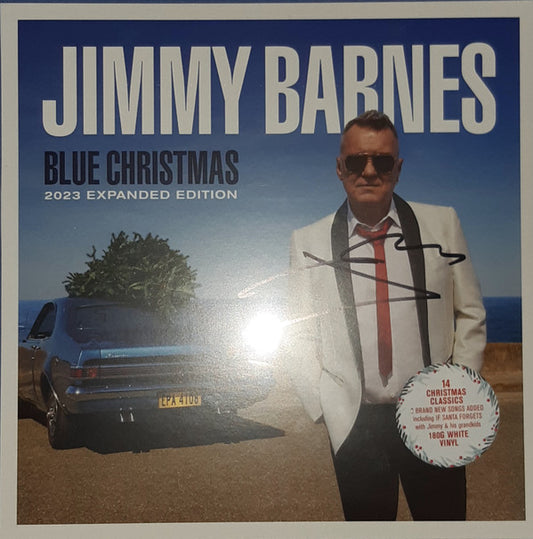 JIMMY BARNES BLUE CHRISTMAS - 2023 EXPANDED EDITION (WHITE LP)