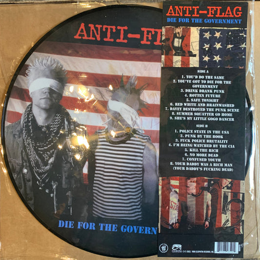 ANTI-FLAG DIE FOR THE GOVERNMENT (PICTURE DISC)